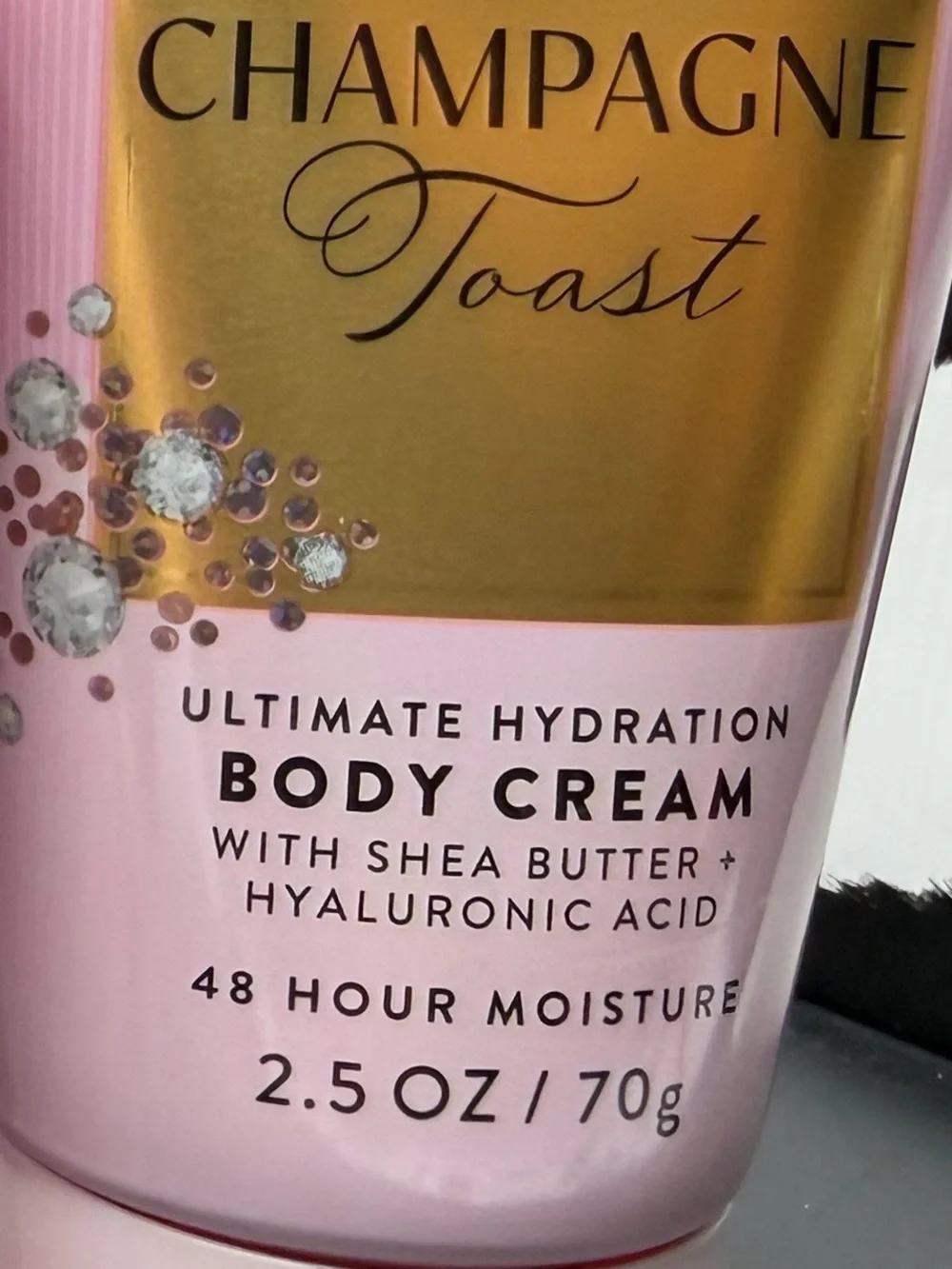 NWT Bath & Body Works Champagne Toast Travel Gift Set with blue ribbon